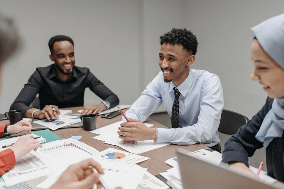 Il nostro team di docenti durante una sessione di brainstorming.